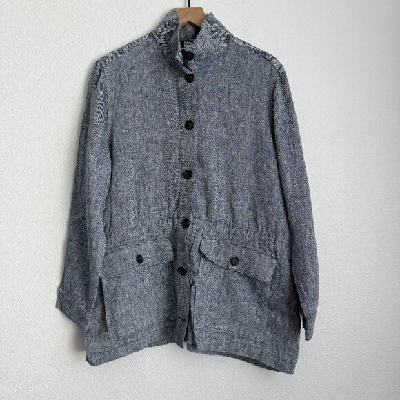 Lands' End Jackets & Blazers - Lands End Linen Jacket